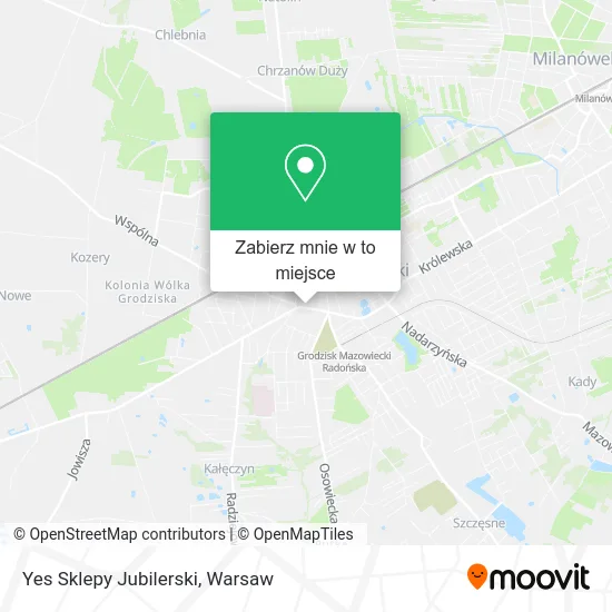 Mapa Yes Sklepy Jubilerski