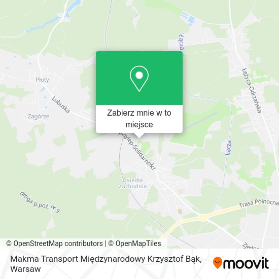 Mapa Makma Transport Międzynarodowy Krzysztof Bąk