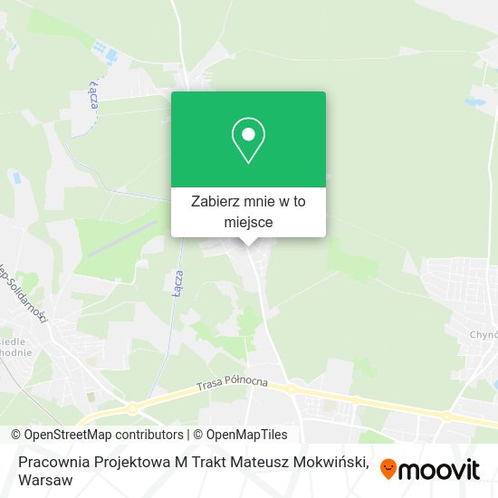 Mapa Pracownia Projektowa M Trakt Mateusz Mokwiński