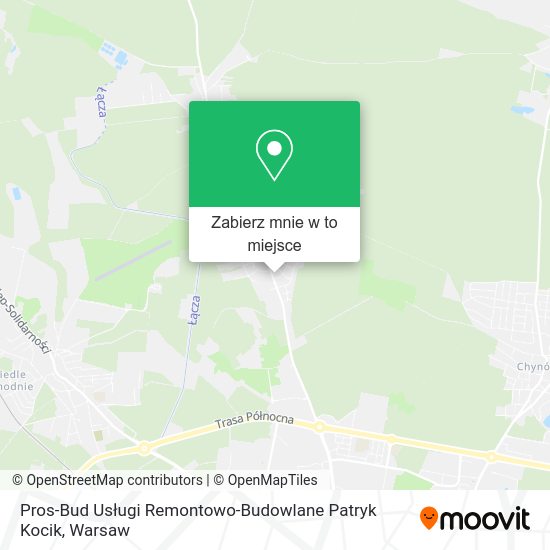 Mapa Pros-Bud Usługi Remontowo-Budowlane Patryk Kocik