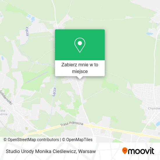 Mapa Studio Urody Monika Cieślewicz