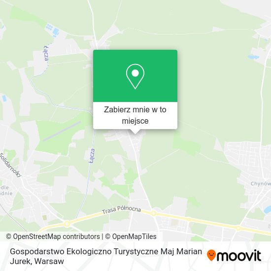 Mapa Gospodarstwo Ekologiczno Turystyczne Maj Marian Jurek