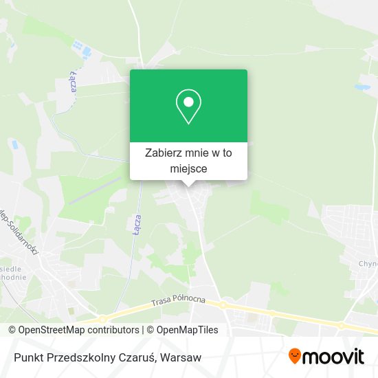 Mapa Punkt Przedszkolny Czaruś