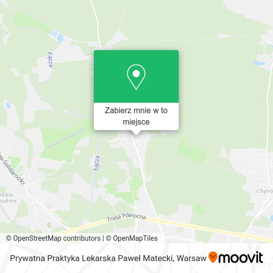 Mapa Prywatna Praktyka Lekarska Paweł Matecki