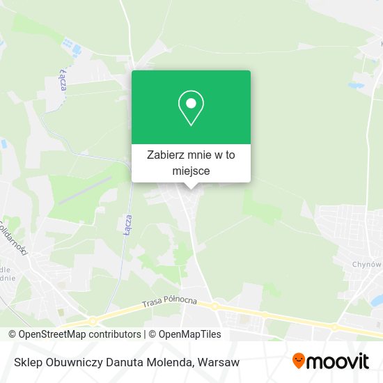 Mapa Sklep Obuwniczy Danuta Molenda