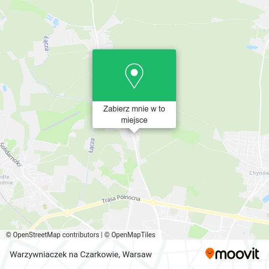 Mapa Warzywniaczek na Czarkowie