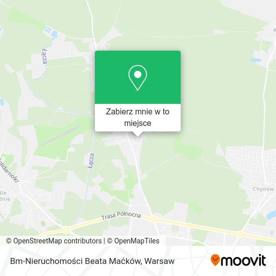 Mapa Bm-Nieruchomości Beata Maćków