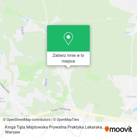 Mapa Kinga Tąta Majdowska Prywatna Praktyka Lekarska