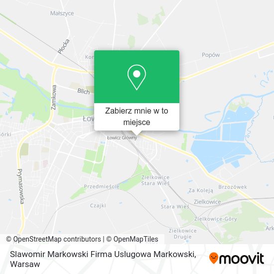 Mapa Slawomir Markowski Firma Uslugowa Markowski