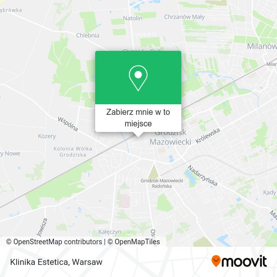 Mapa Klinika Estetica