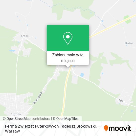 Mapa Ferma Zwierząt Futerkowych Tadeusz Srokowski