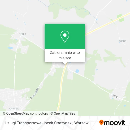 Mapa Uslugi Transportowe Jacek Strazynski