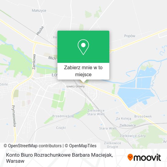 Mapa Konto Biuro Rozrachunkowe Barbara Maciejak