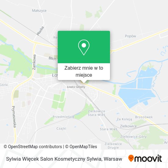 Mapa Sylwia Więcek Salon Kosmetyczny Sylwia