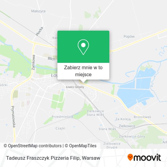 Mapa Tadeusz Fraszczyk Pizzeria Filip