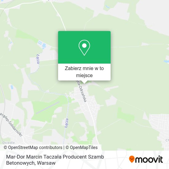 Mapa Mar-Dor Marcin Taczała Producent Szamb Betonowych