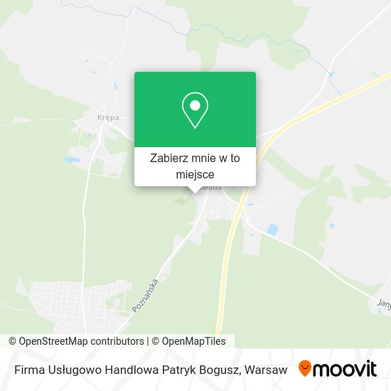 Mapa Firma Usługowo Handlowa Patryk Bogusz