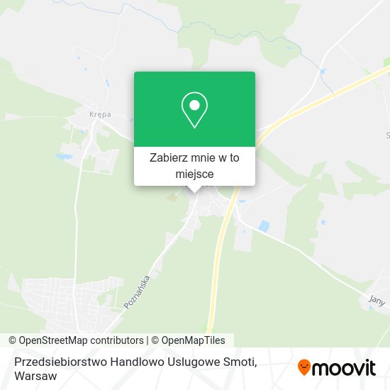 Mapa Przedsiebiorstwo Handlowo Uslugowe Smoti