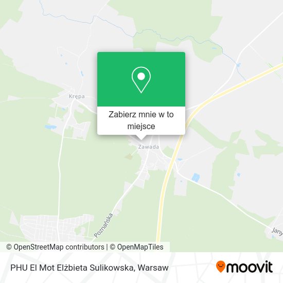 Mapa PHU El Mot Elżbieta Sulikowska