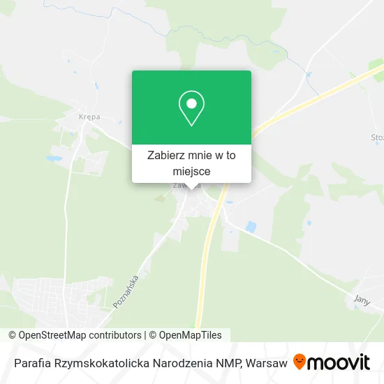 Mapa Parafia Rzymskokatolicka Narodzenia NMP