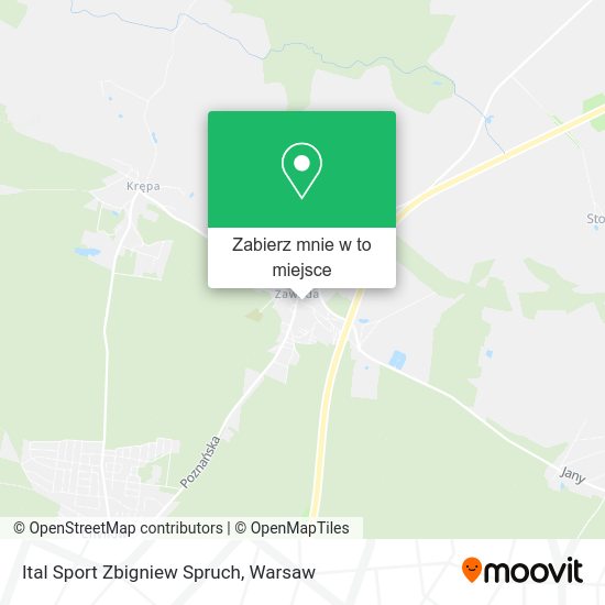 Mapa Ital Sport Zbigniew Spruch