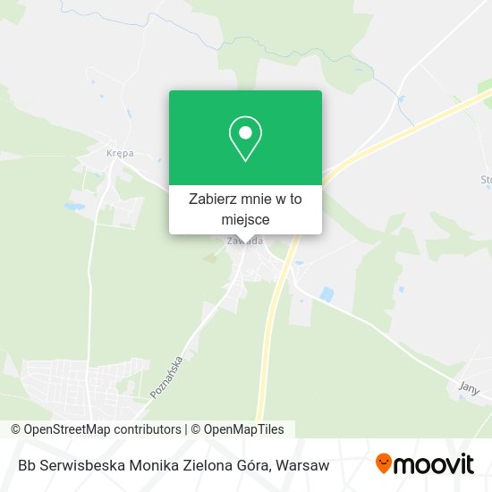 Mapa Bb Serwisbeska Monika Zielona Góra