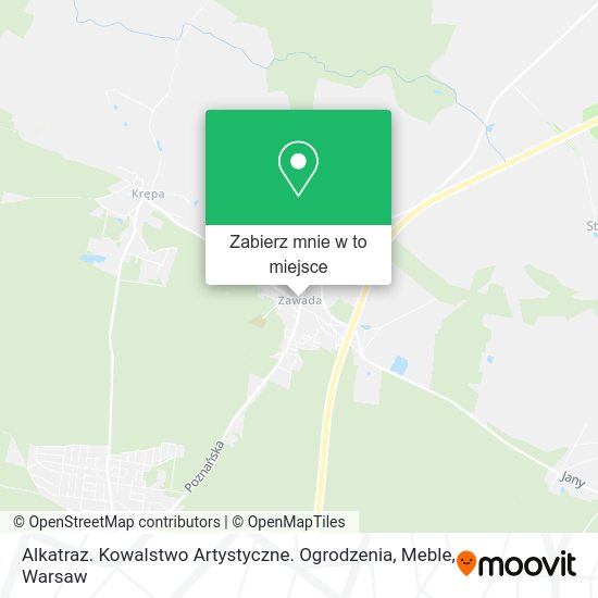 Mapa Alkatraz. Kowalstwo Artystyczne. Ogrodzenia, Meble