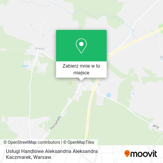 Mapa Usługi Handlowe Aleksandria Aleksandra Kaczmarek