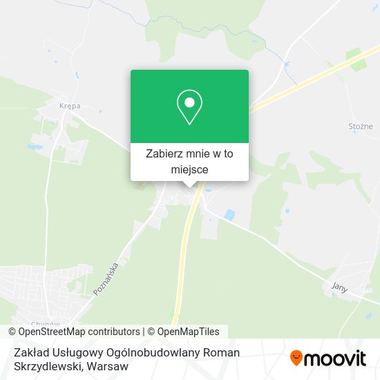 Mapa Zakład Usługowy Ogólnobudowlany Roman Skrzydlewski