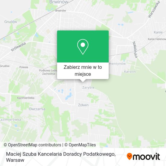 Mapa Maciej Szuba Kancelaria Doradcy Podatkowego