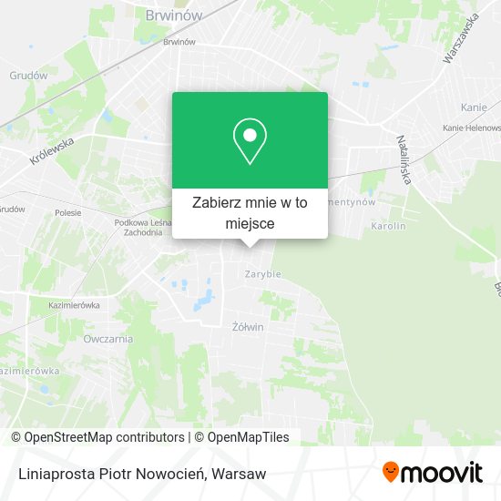 Mapa Liniaprosta Piotr Nowocień