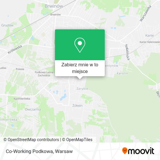 Mapa Co-Working Podkowa