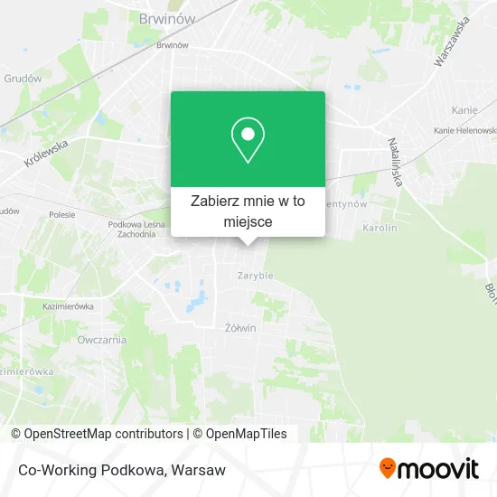 Mapa Co-Working Podkowa