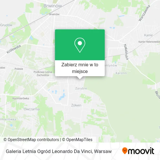 Mapa Galeria Letnia Ogród Leonardo Da Vinci