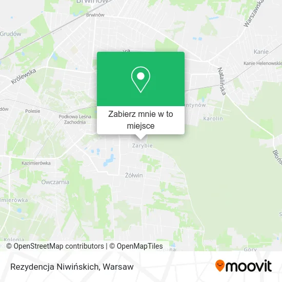 Mapa Rezydencja Niwińskich
