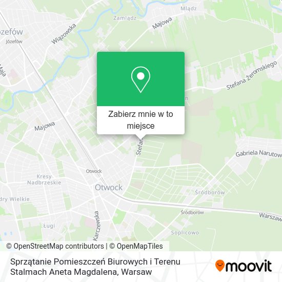 Mapa Sprzątanie Pomieszczeń Biurowych i Terenu Stalmach Aneta Magdalena