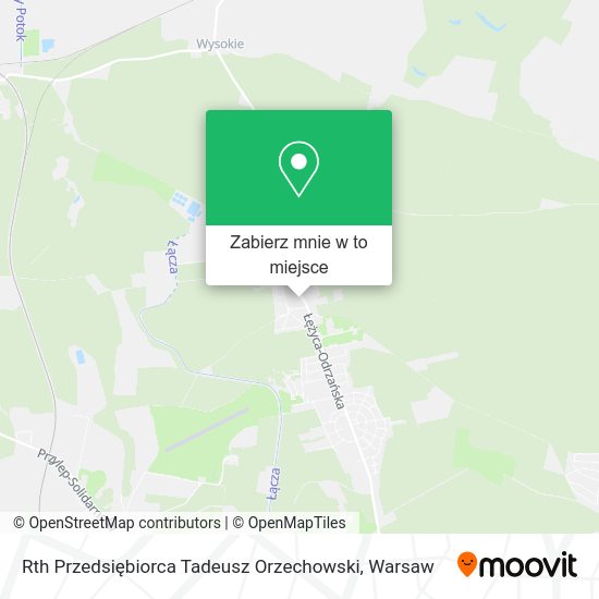 Mapa Rth Przedsiębiorca Tadeusz Orzechowski