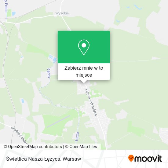 Mapa Świetlica Nasza-Łężyca