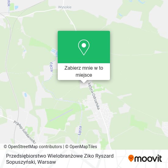 Mapa Przedsiębiorstwo Wielobranżowe Ziko Ryszard Sopuszyński