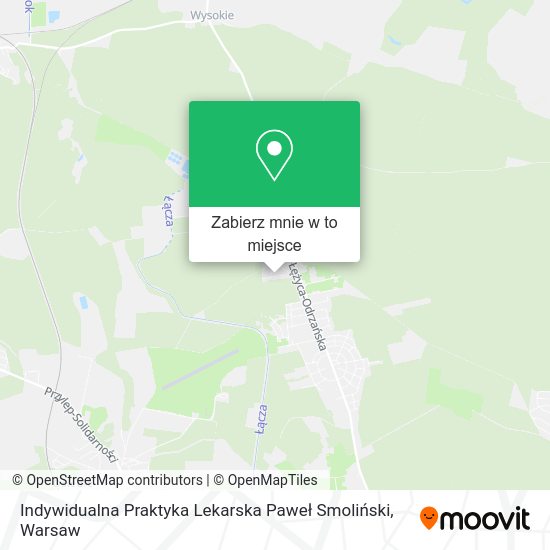 Mapa Indywidualna Praktyka Lekarska Paweł Smoliński