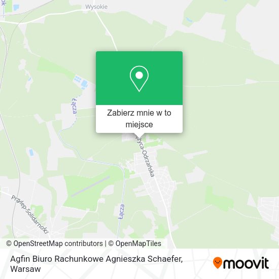 Mapa Agfin Biuro Rachunkowe Agnieszka Schaefer