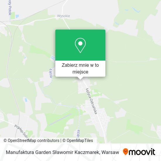 Mapa Manufaktura Garden Sławomir Kaczmarek