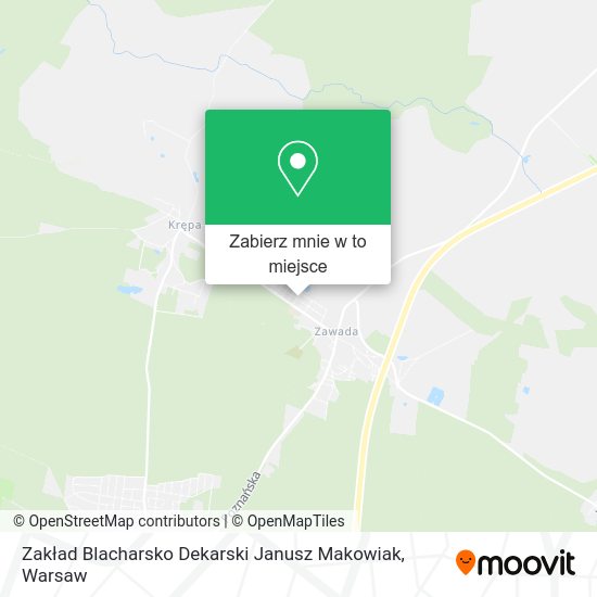 Mapa Zakład Blacharsko Dekarski Janusz Makowiak