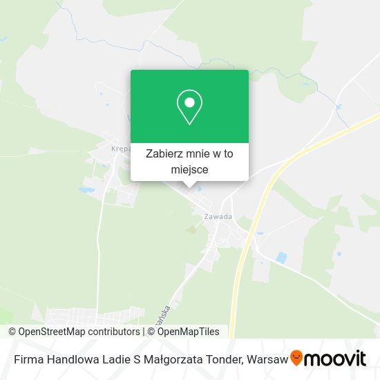 Mapa Firma Handlowa Ladie S Małgorzata Tonder