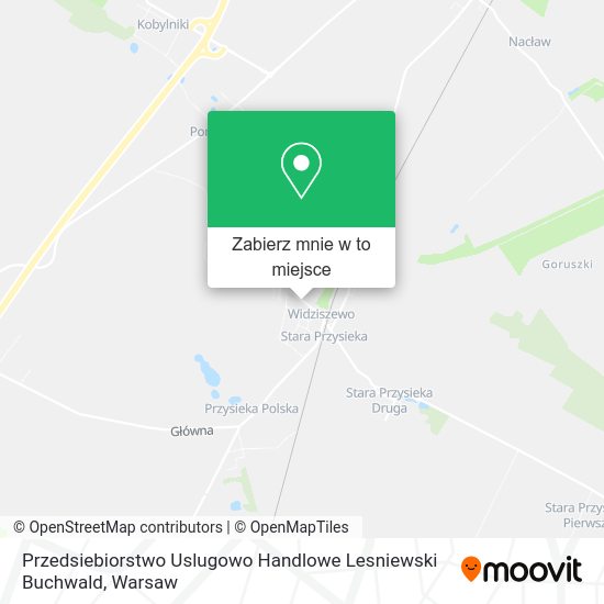 Mapa Przedsiebiorstwo Uslugowo Handlowe Lesniewski Buchwald