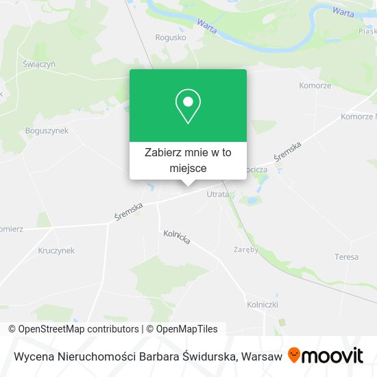 Mapa Wycena Nieruchomości Barbara Świdurska