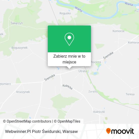 Mapa Webwinner.Pl Piotr Świdurski