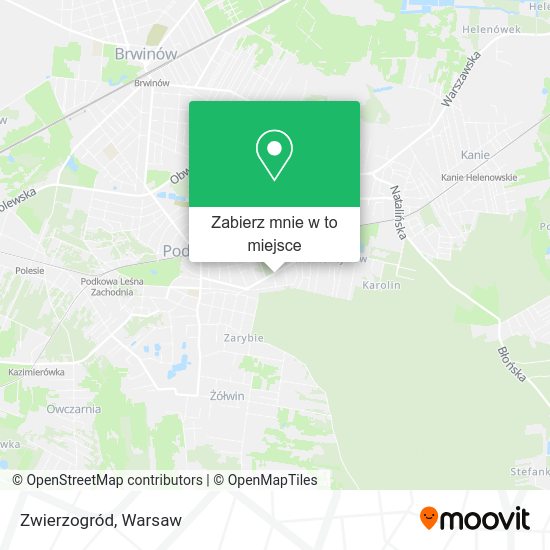 Mapa Zwierzogród