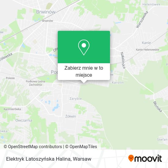 Mapa Elektryk Latoszyńska Halina