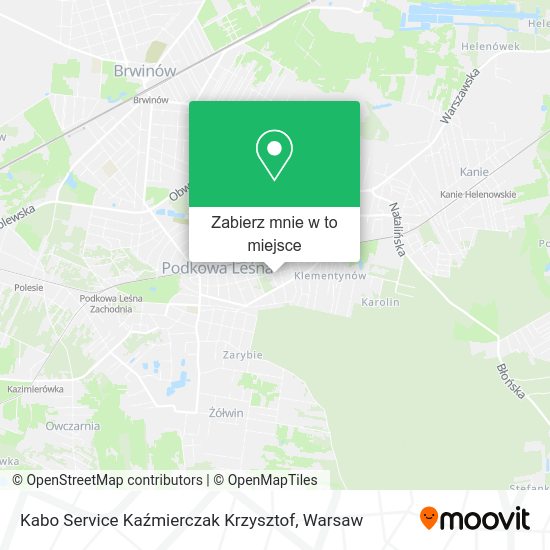 Mapa Kabo Service Kaźmierczak Krzysztof